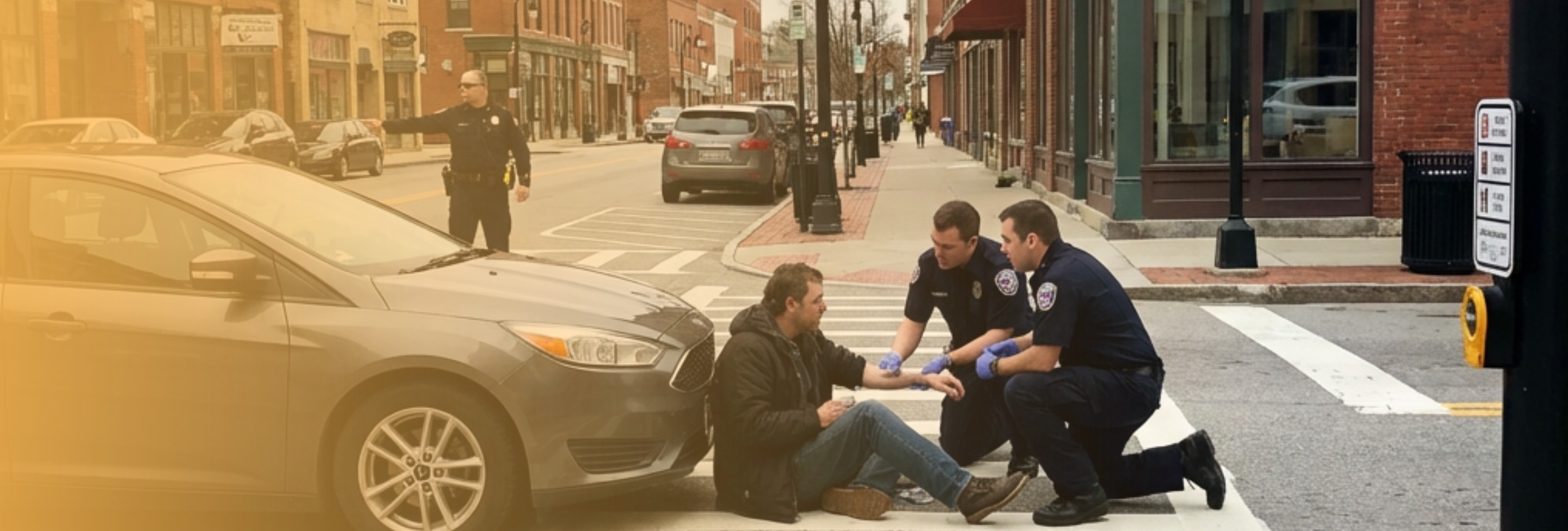 Pedestrians Injured Near Elm Street Crosswalks In Manchester