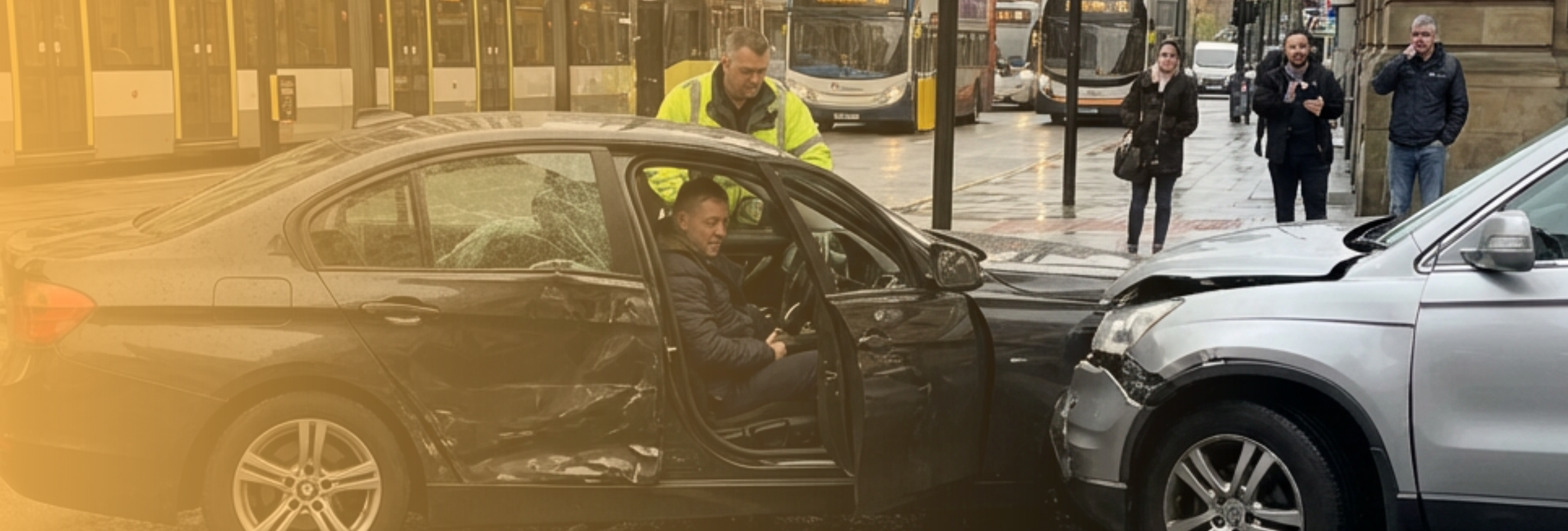 T-Bone Crash at a Downtown Manchester Intersection