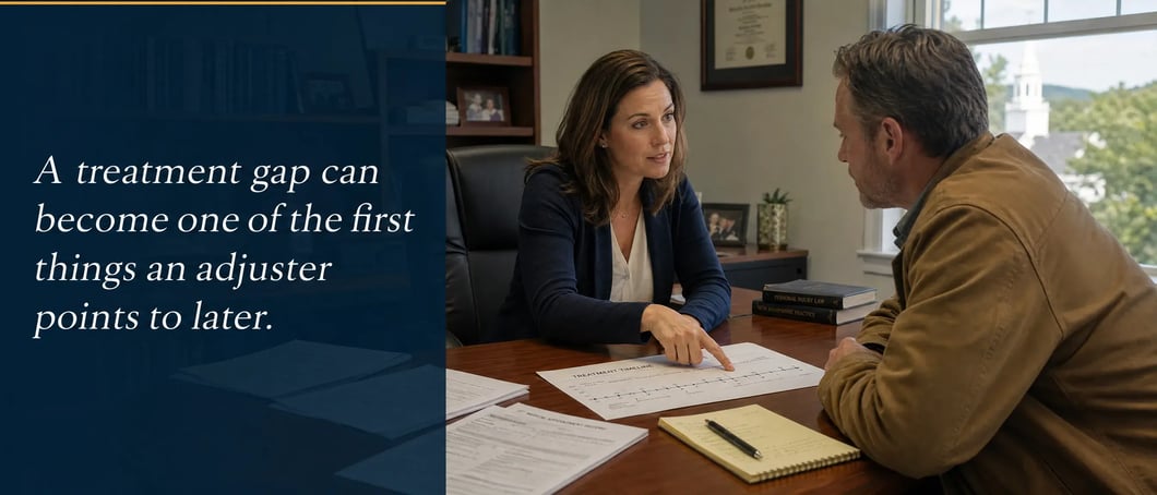 attorney-reviewing-treatment-gaps-with-client-new-hampshire