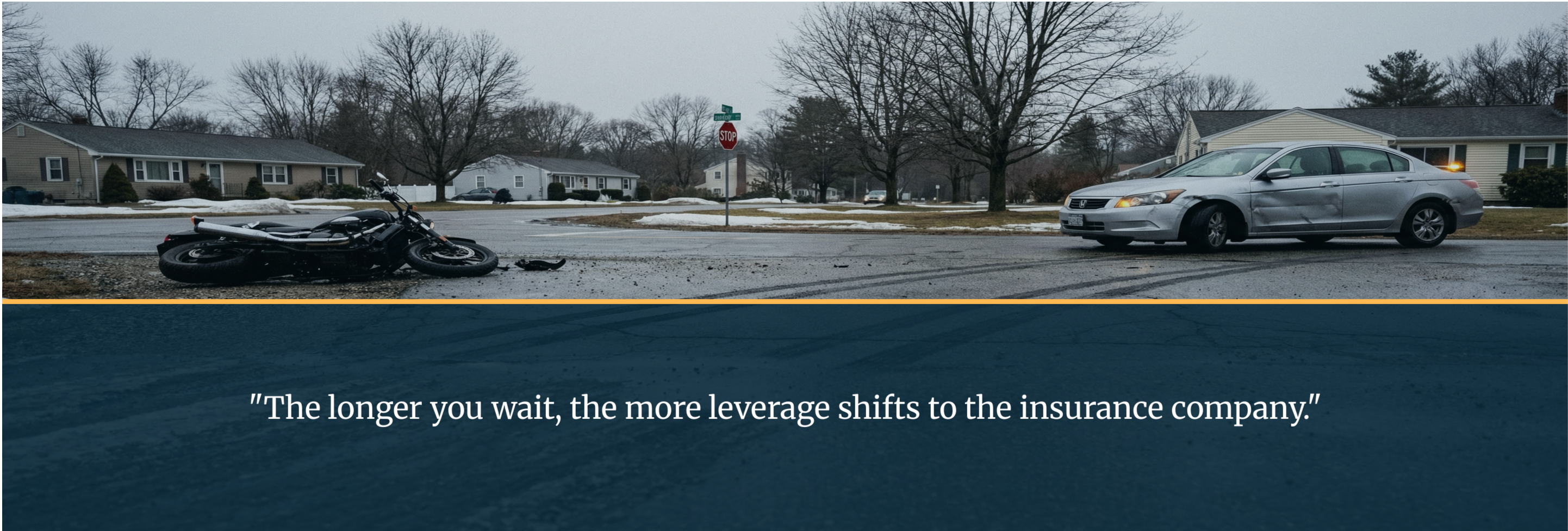 damaged-motorcycle-and-skid-marks-on-suburban-new-hampshire-road
