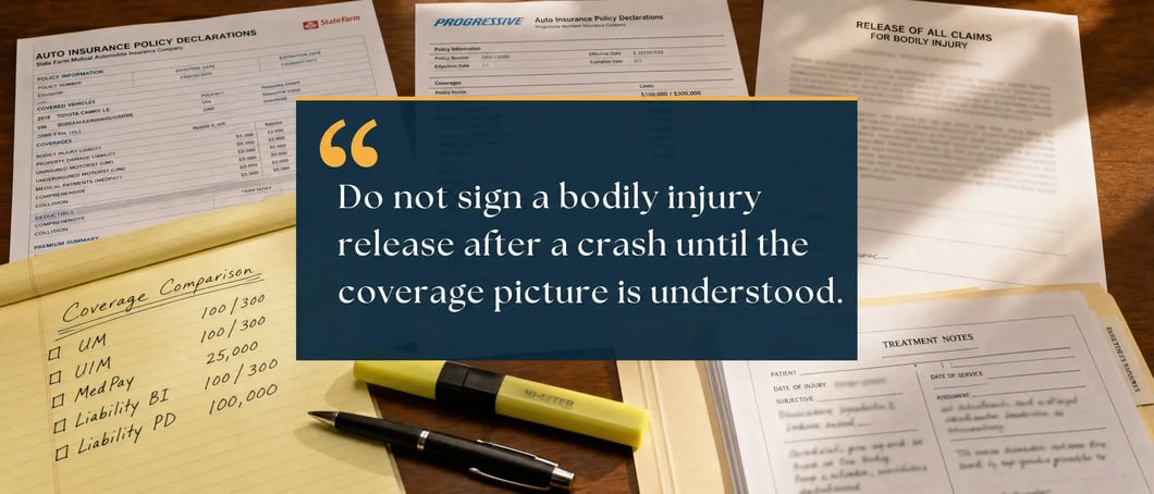 insurance-policy-release-document-coverage-checklist-desk