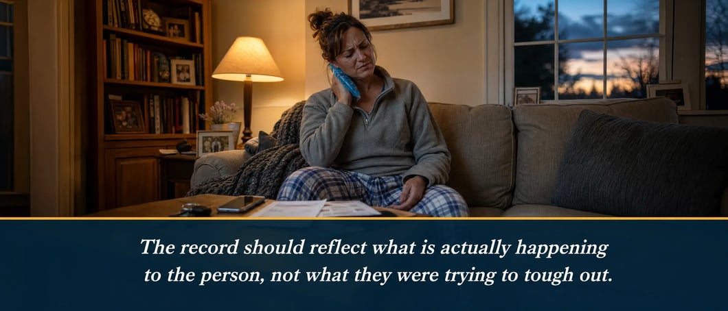 woman-icing-neck-at-home-after-car-accident-new-hampshire