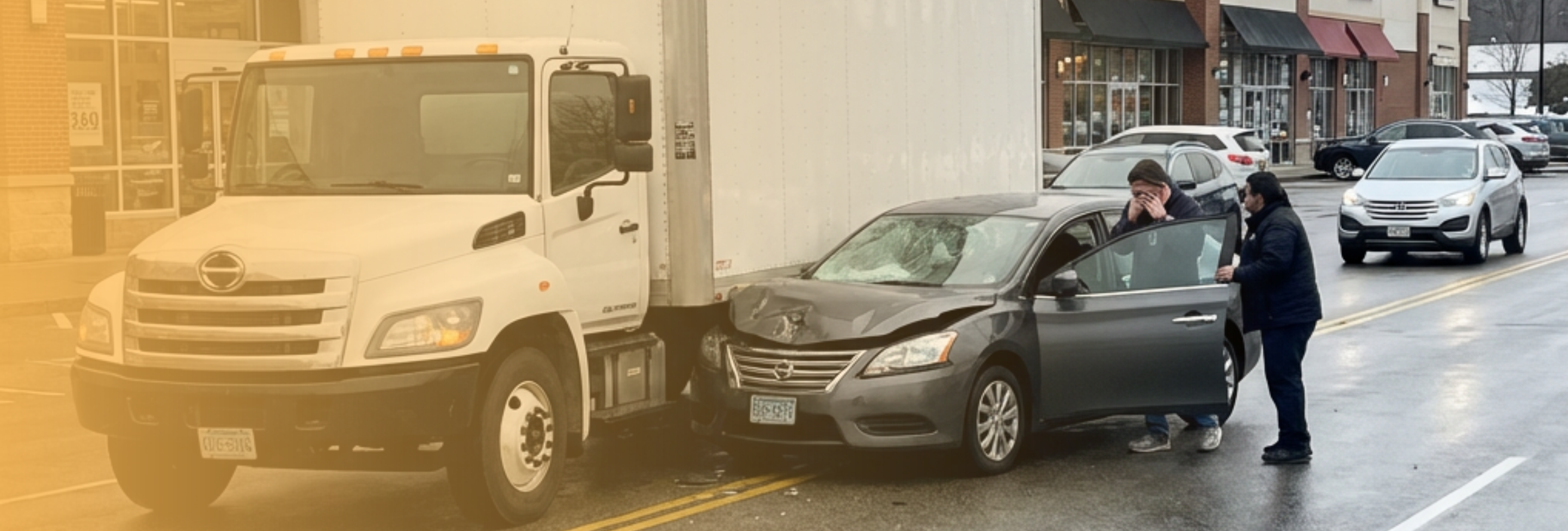 Who Should You Call After Being Hit by a Delivery Truck on South Willow Street?